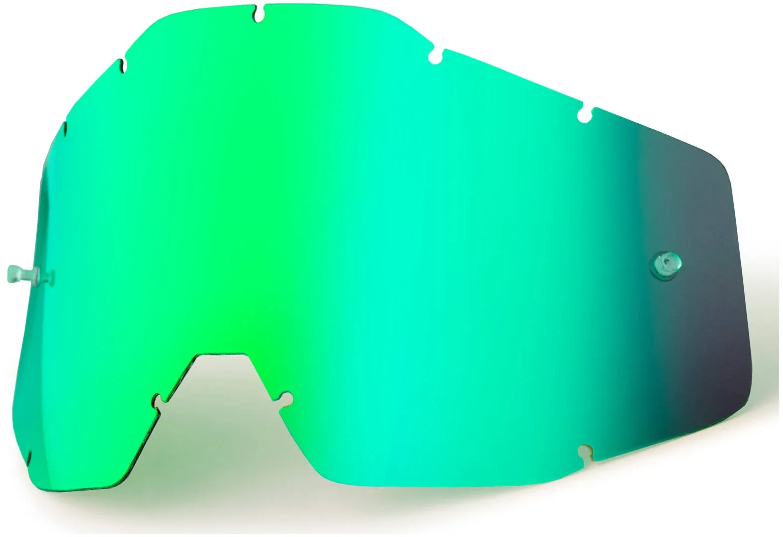 100% 51002-005-02 Replacement Lens for Racecraft/Accu<wbr/>ri Goggles Mirror Green