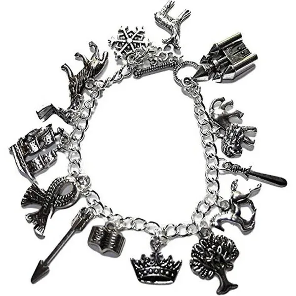 Chronicles of Narnia ( 12 Themed Charms) Assorted Metal Charm BRACELET