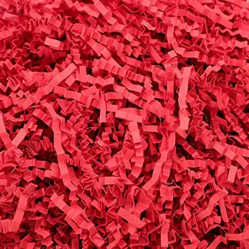 Crinkle Cut Paper Shred Filler 1/2 LB for Gift Wrapping &amp; Basket Filling - Re...