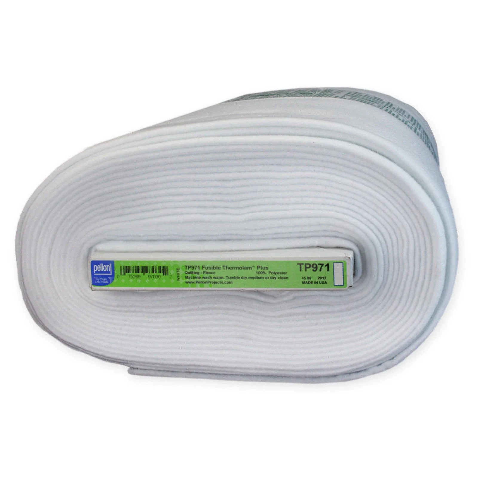 Pellon Thermolam Plus Fusible Fleece-White 45"