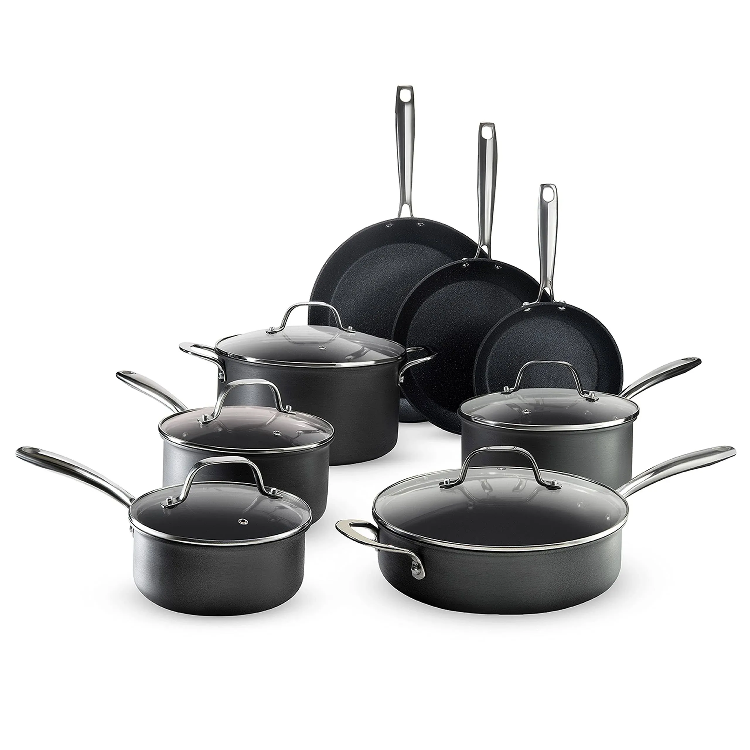 Granitestone Pro Hard Anodized 13 Piece Nonstick Cookware Set