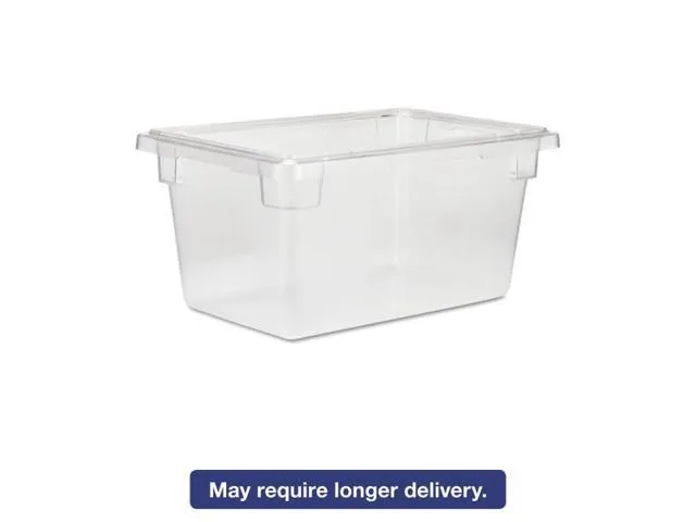 Food/tote Boxes, 5gal, 12w X 18d X 9h, Clear