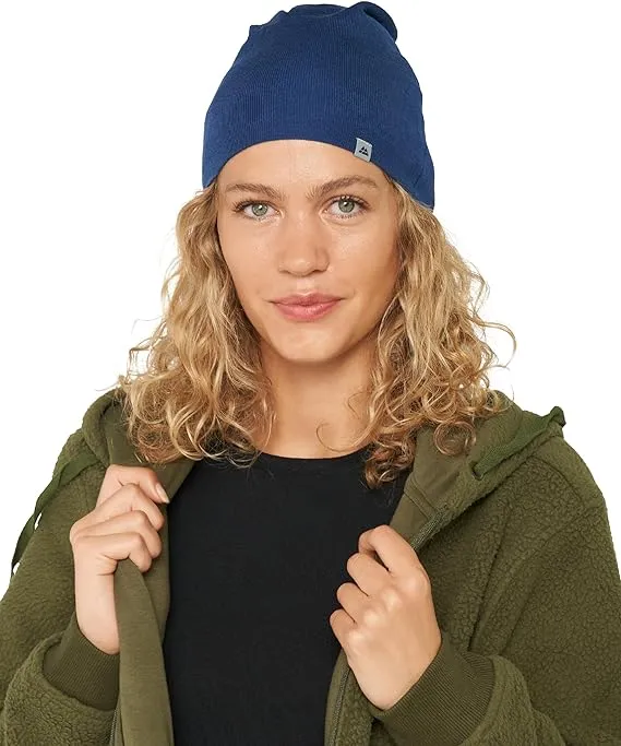 DANISH ENDURANCE Lightweight Merino Wool Beanie for Men & Women, Thermal Hat