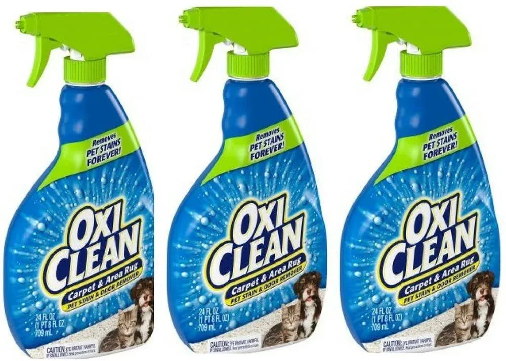 Oxiclean 24 oz. Carpet and Area Rug Pet Stain and Odor Remover (24 oz) (3pack)