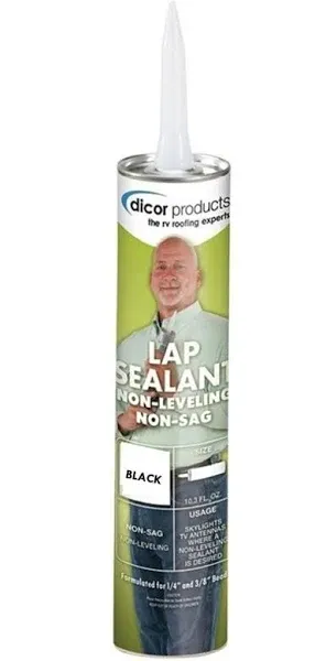 Dicor® 551LSB1 - EPDM™ 10 oz. Polymer Non-Sag Black Sealant