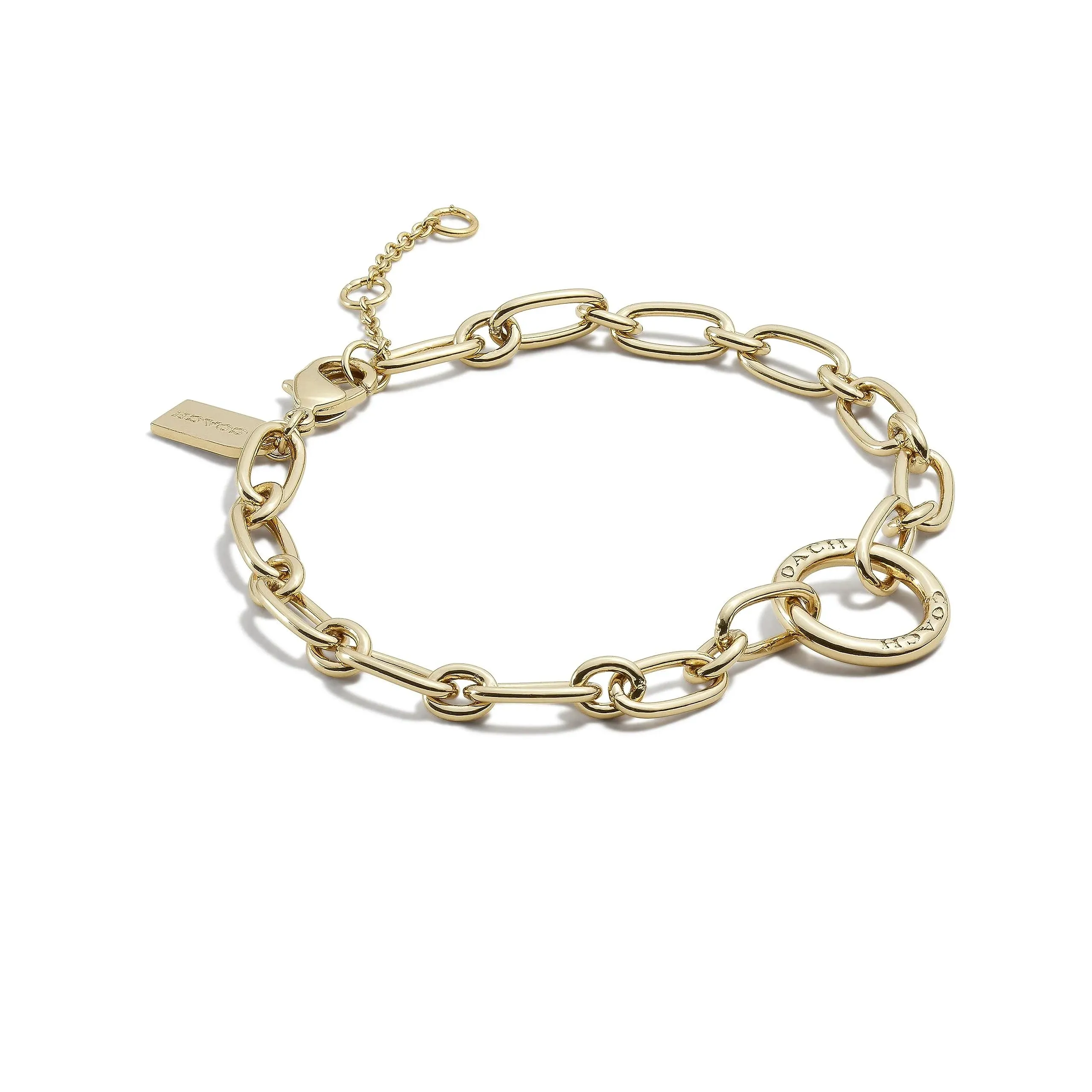 Coach Signature Link Line Bracelet - Gold