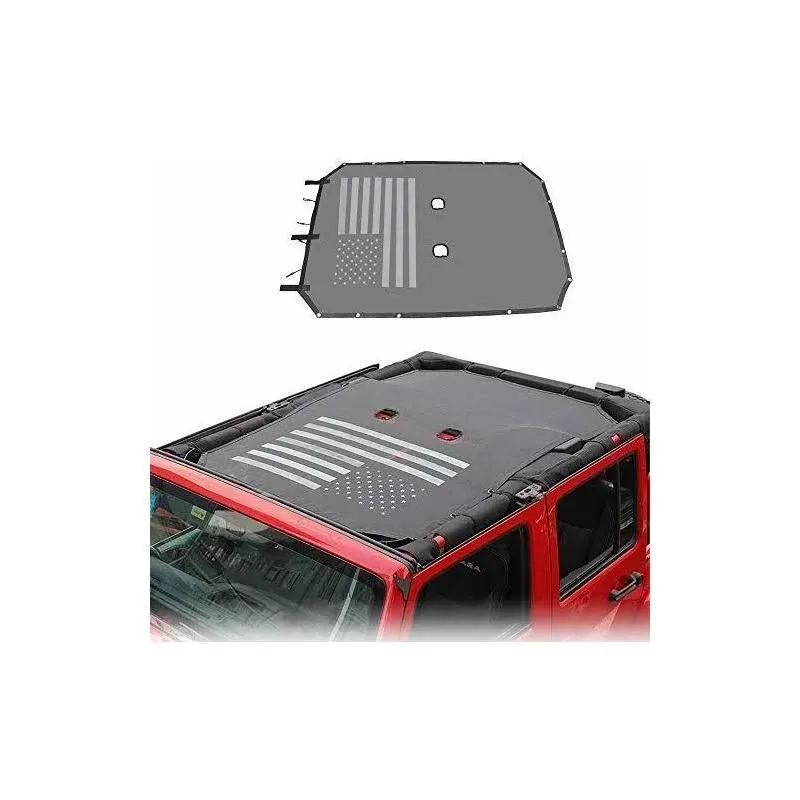 JeCar Mesh Sunshade for Jeep Wrangler 2007-2018)