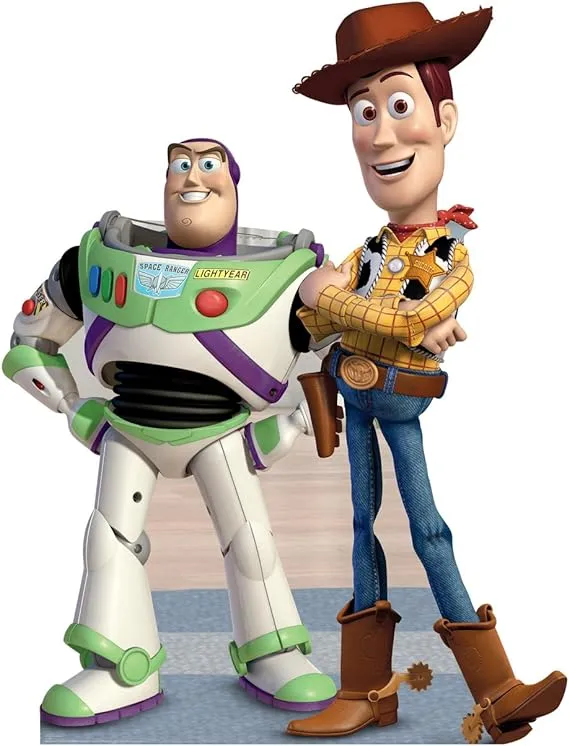 Cardboard People Buzz & Woody Life Size Cardboard Cutout Standup - Disney Pixar's Toy Story