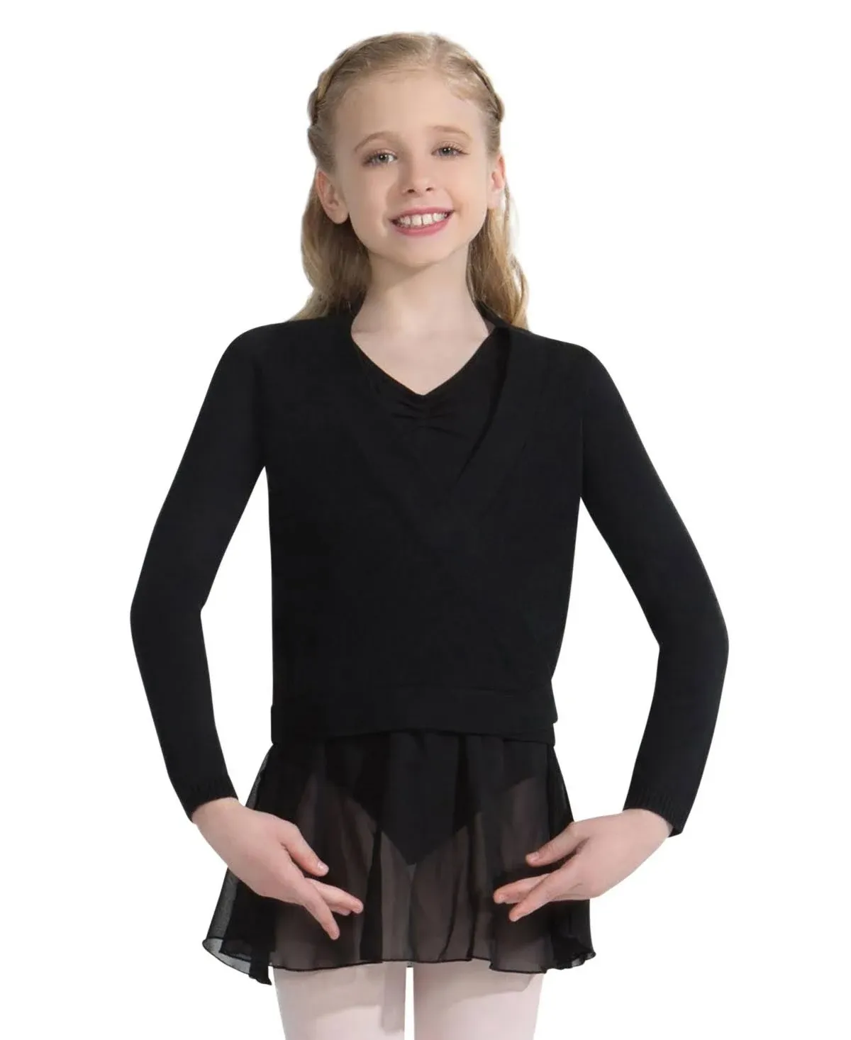 Capezio Girls' Wrap Sweater