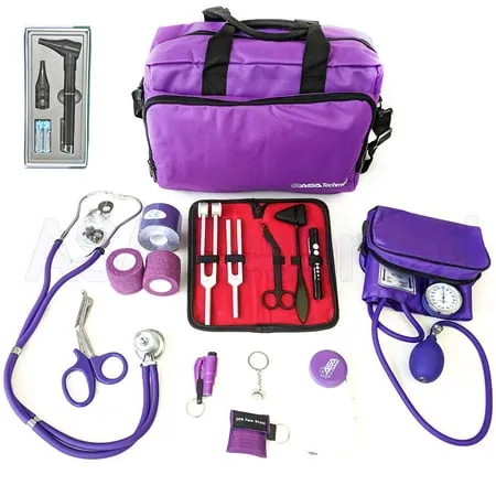 ASA Techmed Nurse Starter Kit Stethoscope, Blood Pressure Monitor, Tuning Forks, and More