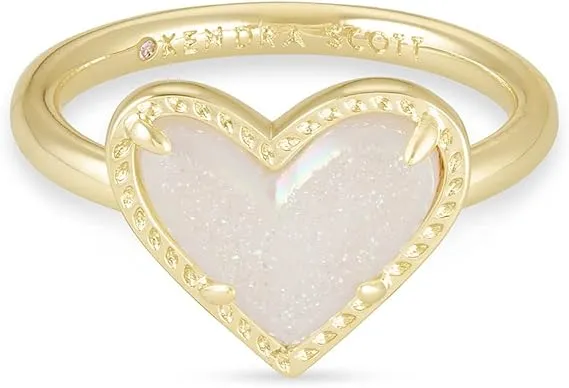 Kendra Scott Ari Heart Band Ring, Fashion Jewelry for Women