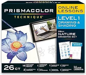 Prismacolor Technique 26pk Nature Drawing Pencils with Digital Lessons