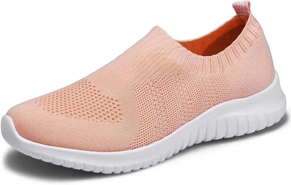 konhill Women's Walking Tennis Shoes - Lightweight Athletic Casual Gym Slip on Sneakers