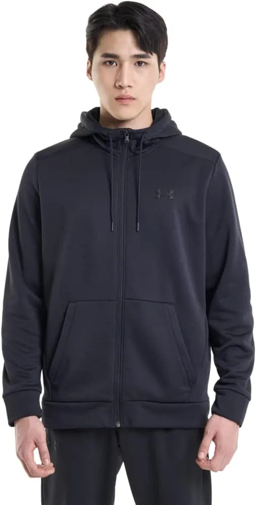 Under Armour Men's Armour Fleece Full-Zip Hoodie - Black