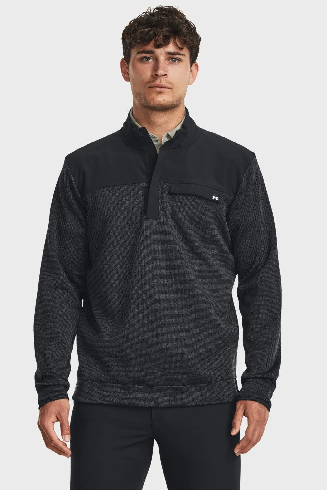 Under Armour Men's Storm Sweaterfleece Zip - Black, LG