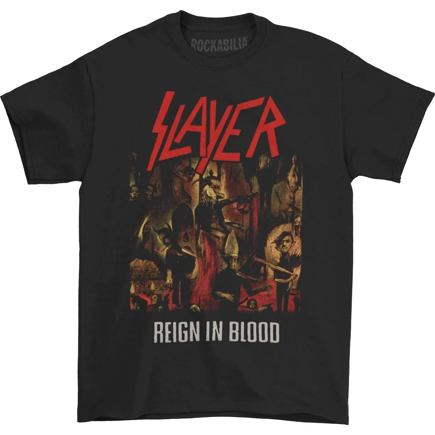 Slayer Reign In Blood Soft T-Shirt Men&#039;s Medium M Heavy Metal