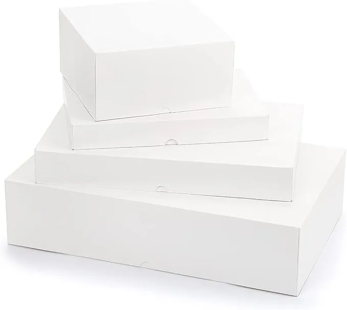 13 Piece Gift Boxes with Lids of Assorted Sizes with 4 inch Deep Robe Boxes and 8x8x4 Gift Box- Wrapping Boxes Set Christmas Gift Boxes for Wrapping Christmas Gifts, Bridesmaid Proposal, Birthday,