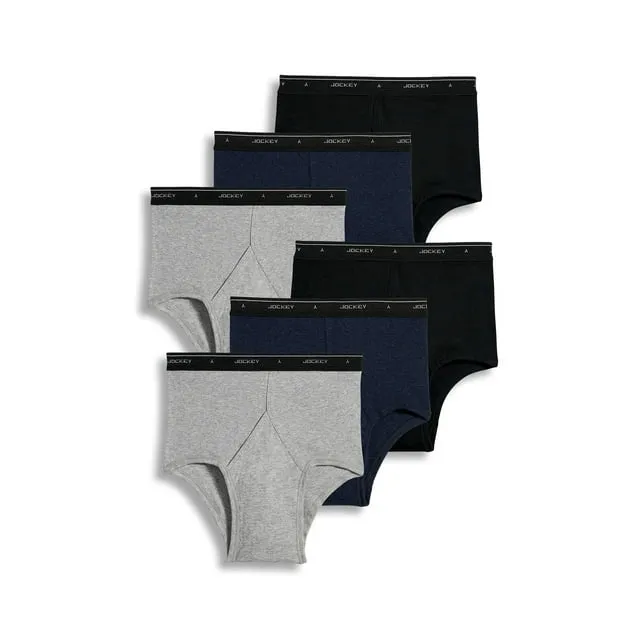 Jockey Men's Classic Full Rise Brief - 6 Pack