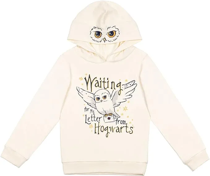 Harry Potter Hedwig Owl French Terry Pullover Hoodie