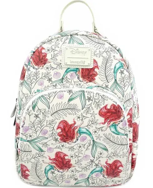 Loungefly Little Mermaid Ariel AOP Mini Backpack WDBK0701