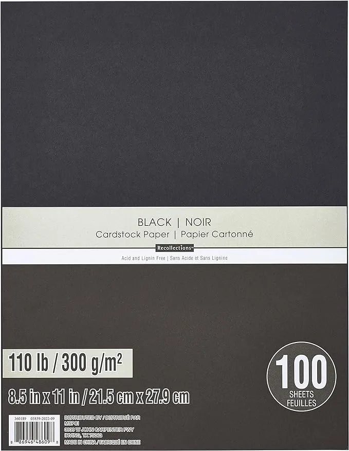 MICHAELS Heavyweight 8.5”; x 11”; Cardstock Paper by Recollections™, 100 Sheets