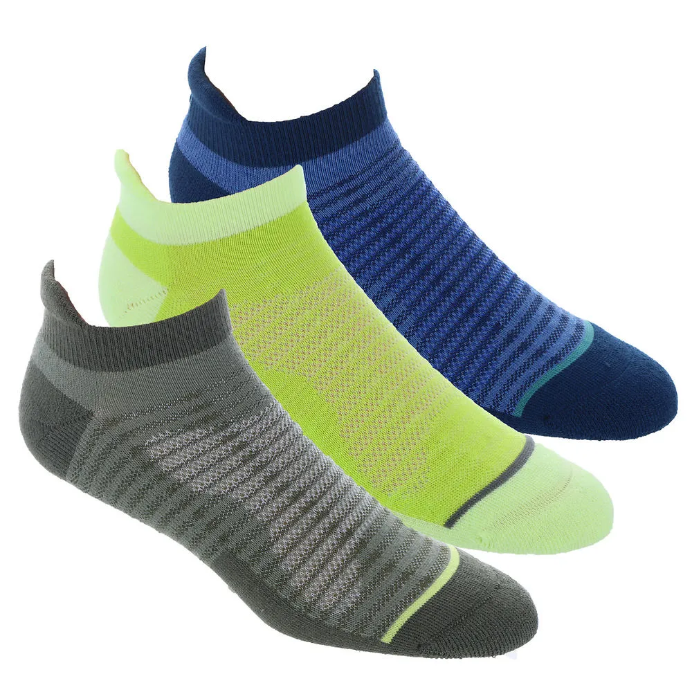 Asics Cushion Low Cut 3-Pack Socks Green Socks M