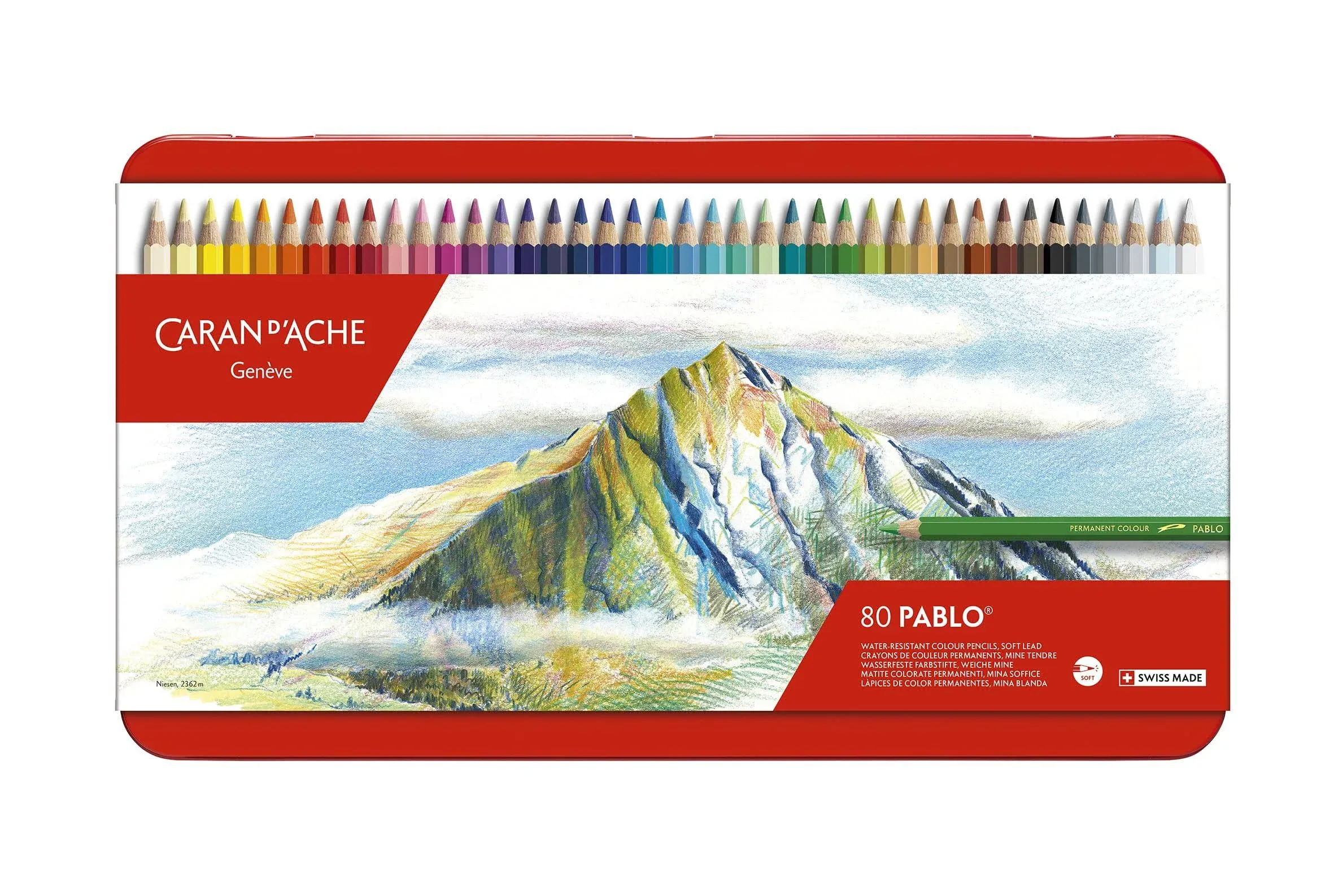 Caran d'Ache : Pablo Colored Pencil : Set of 80