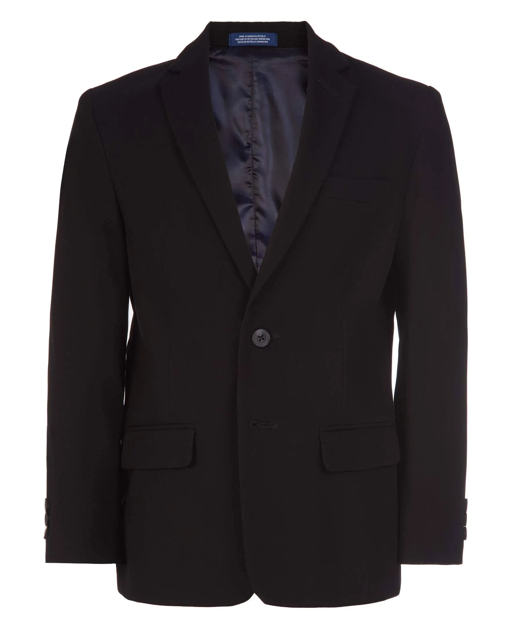 Izod Boys 8-20 Basic Stretch Black Suit Separate Jacket