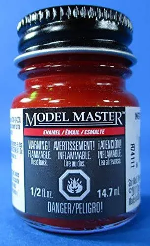 TESTORS PAINT MODEL MASTER INSIGNIA RED ENAMEL 1/2oz 14.7ml  TES1705 NEW