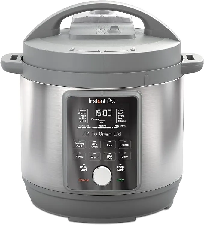 Instant Pot Duo Crisp 6.5-Quart Programmable Electric Pressure Cooker