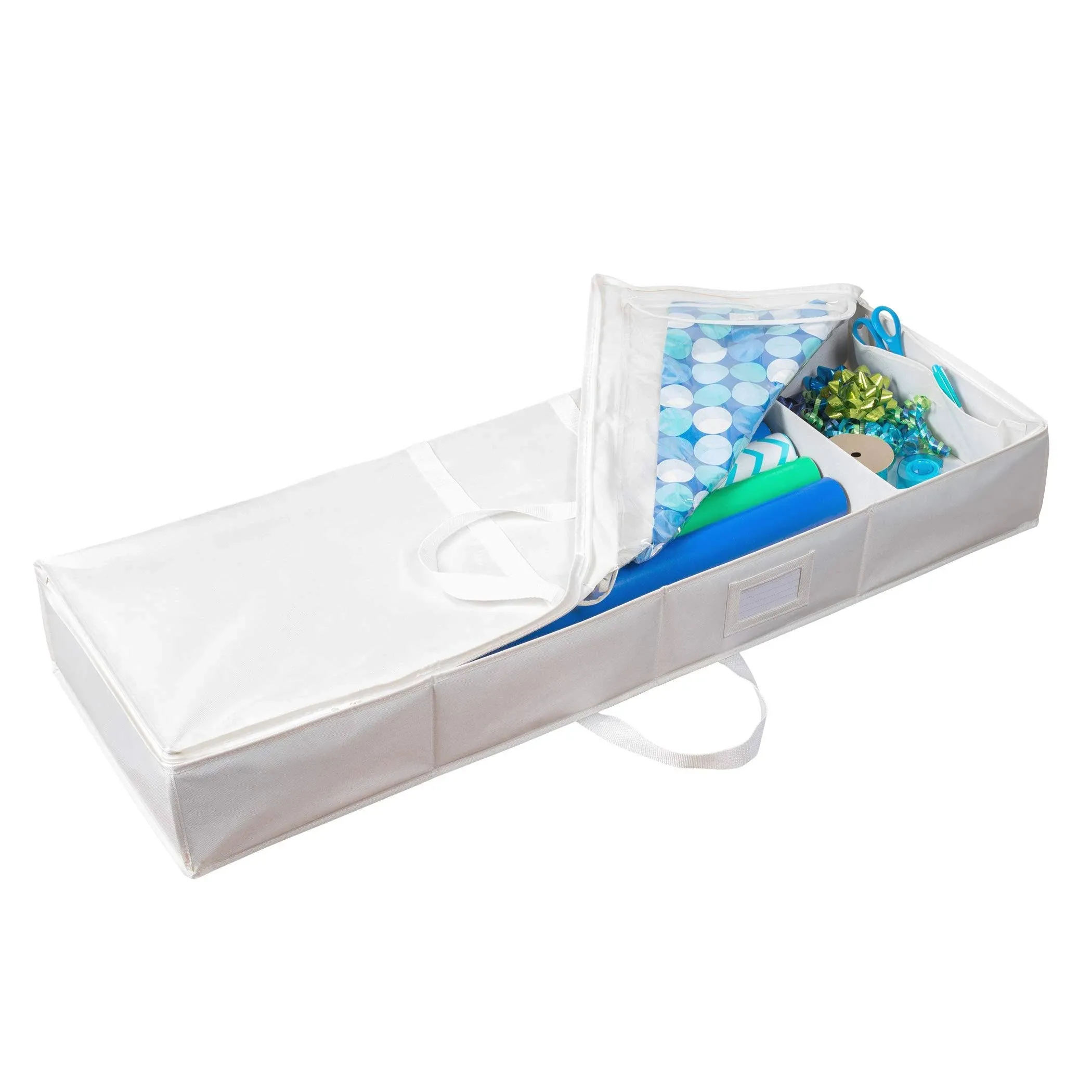 Richards Underbed Wrapping Paper and Bow Organizer Accessories Compartments,.<wbr/>..