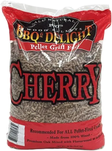 Cherry Flavor BBQr's Delight Smoking BBQ Pellets 20 Pounds