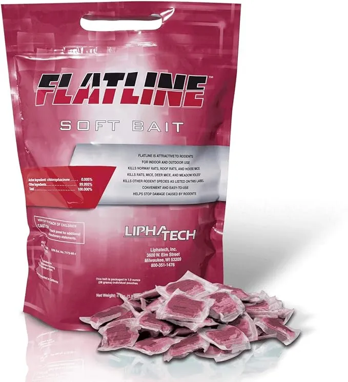 Flatline Soft Bait Rodenticide