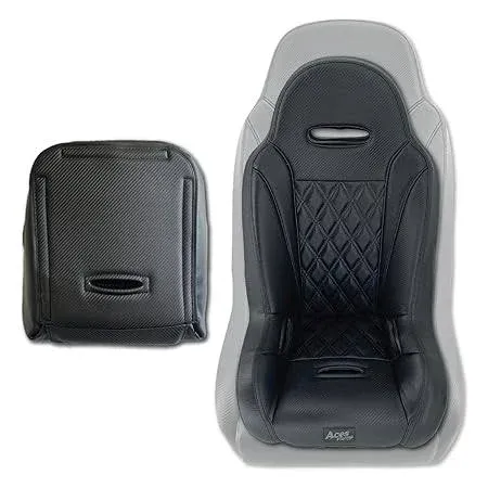 SxS UTV Junior Seat (Fits Stock and Aftermarket Seats) (Black) Black