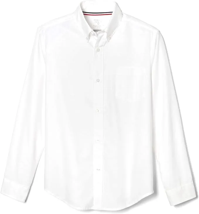 French Toast Boys 4-7 Long Sleeve Oxford Shirt