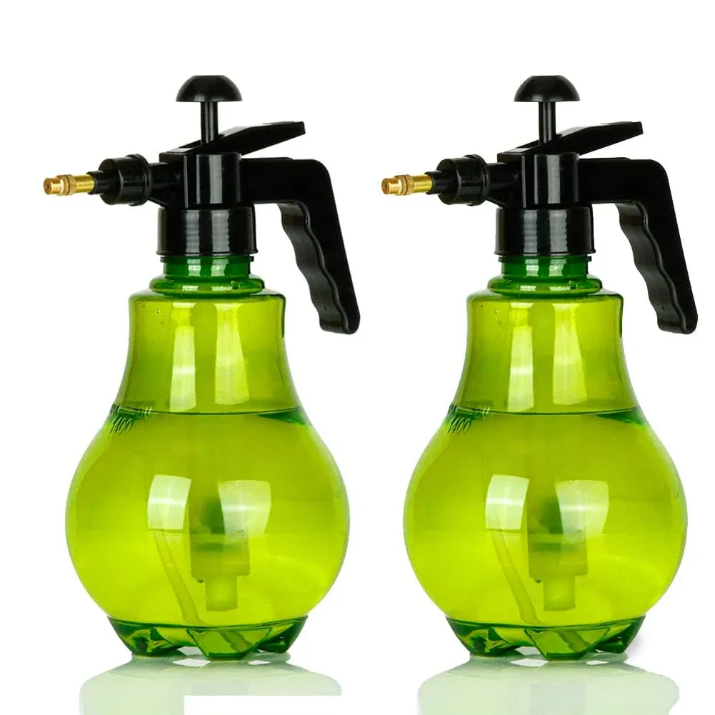 Handheld Garden Pump Sprayer,2 Pack Lawn & Garden Pressure Water Mister Spray 0.4 ...