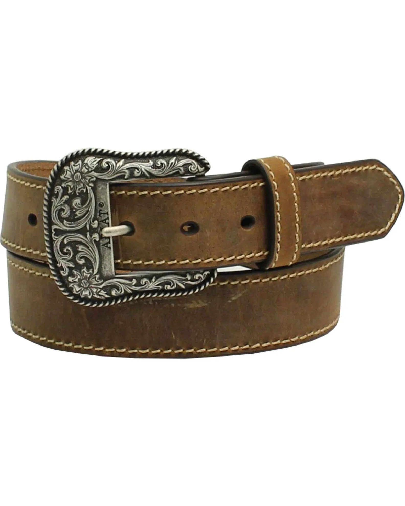 ARIAT Women's Basic Stitch Edged Belt