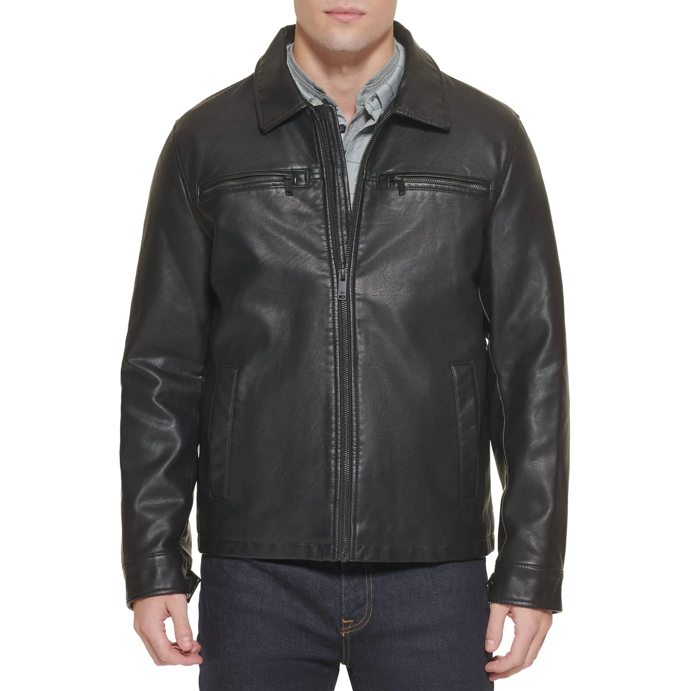 Dockers Men's Faux Leather Jacket