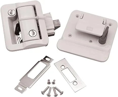 Fastec Travel Trailer Lock White