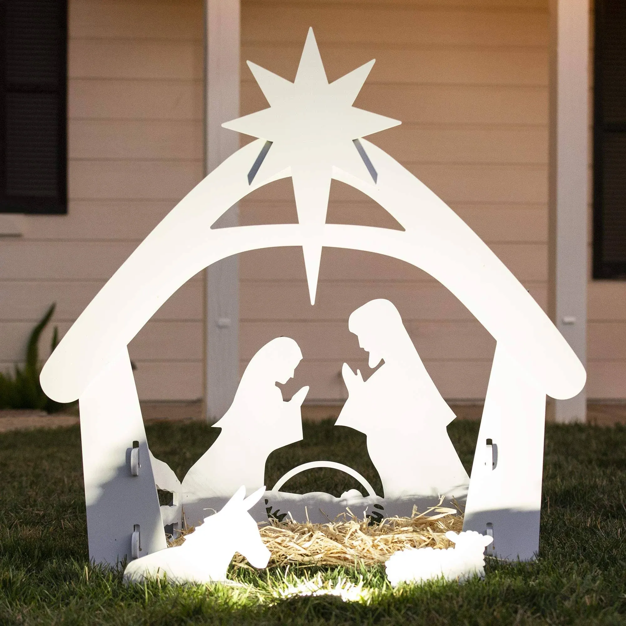 Best Choice Products 4ft Christmas Holy Family Nativity Scene