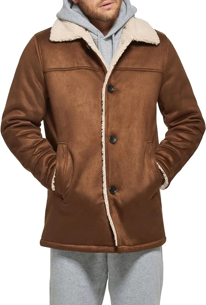 Calvin Klein Faux Shearling Jacket - S