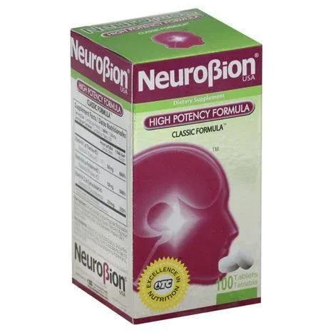 Neurobion Dietary Supplement, High Potency Formula, Tablets - 100 tablets