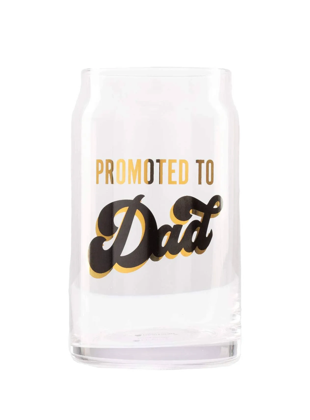 Promoted to Dad Beer Glass