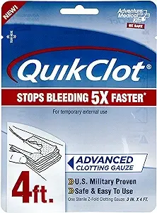 QuikClot Advanced Clotting Gauze - 3 x 48 in