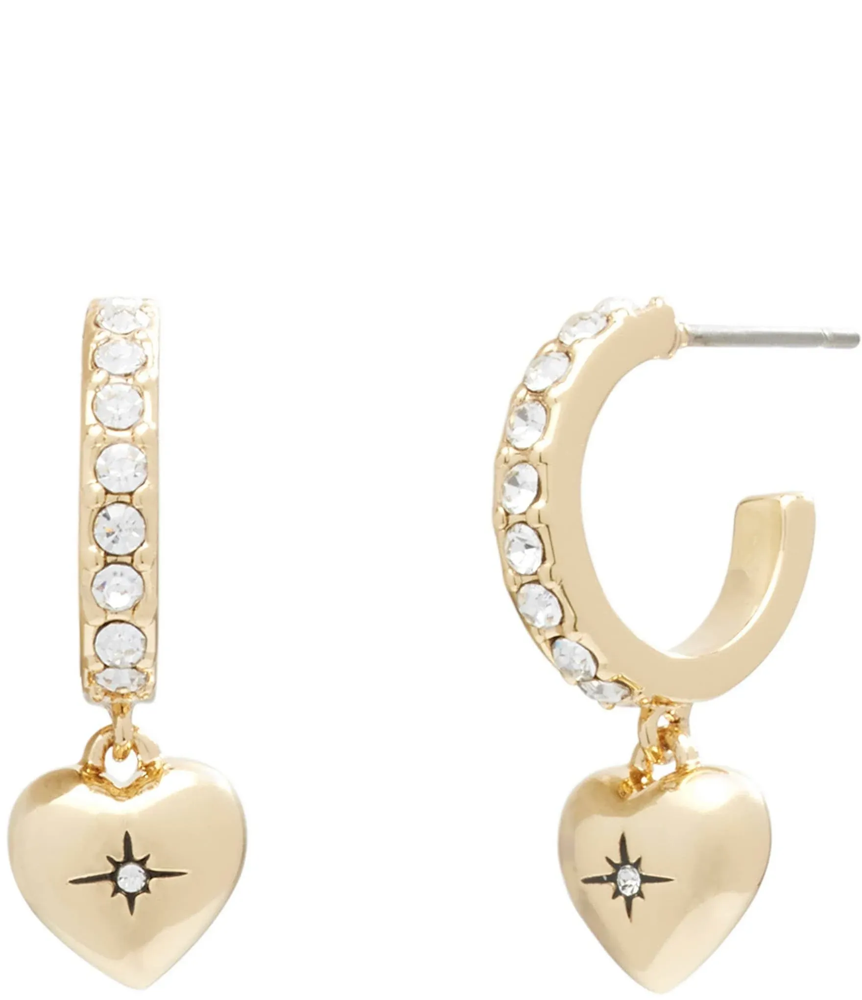 Iconic Heart Huggie Hoop Earrings 