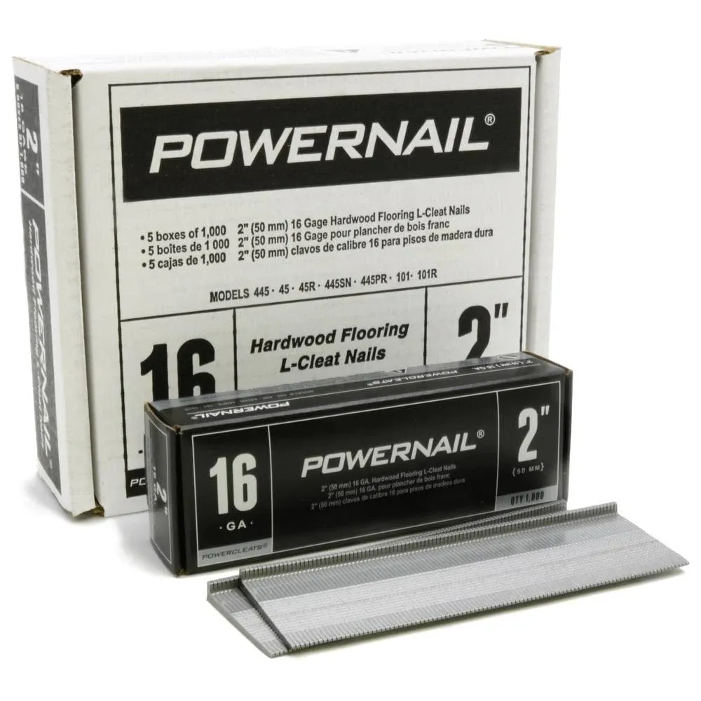 Powernail Collated Flooring Nails 16-Gauge Powercleats Hardwood Flooring Nails