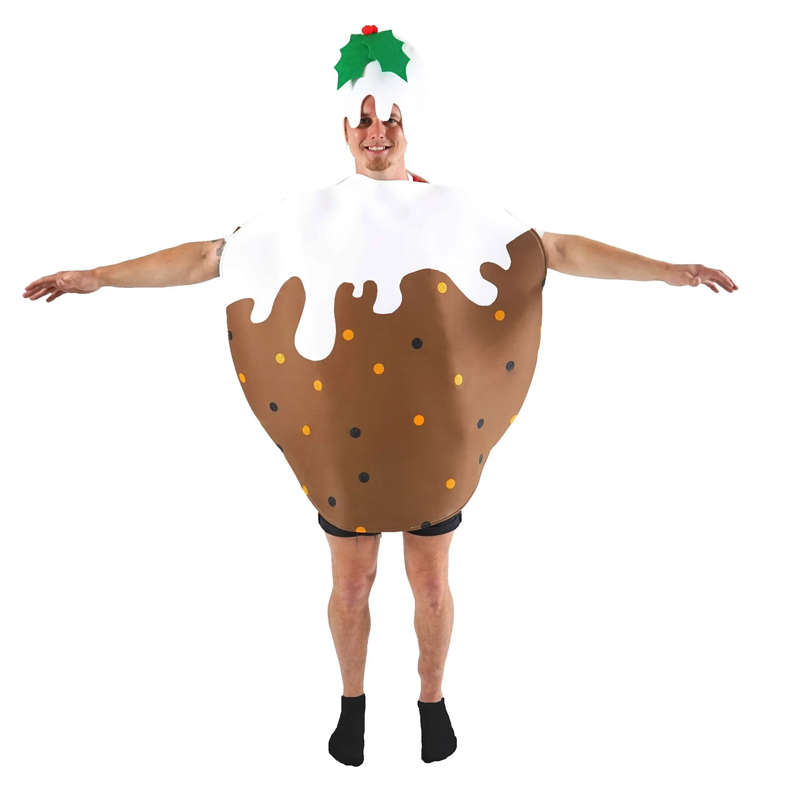 Bodysocks Christmas Costumes - Xmas Pudding/Xmas Tree