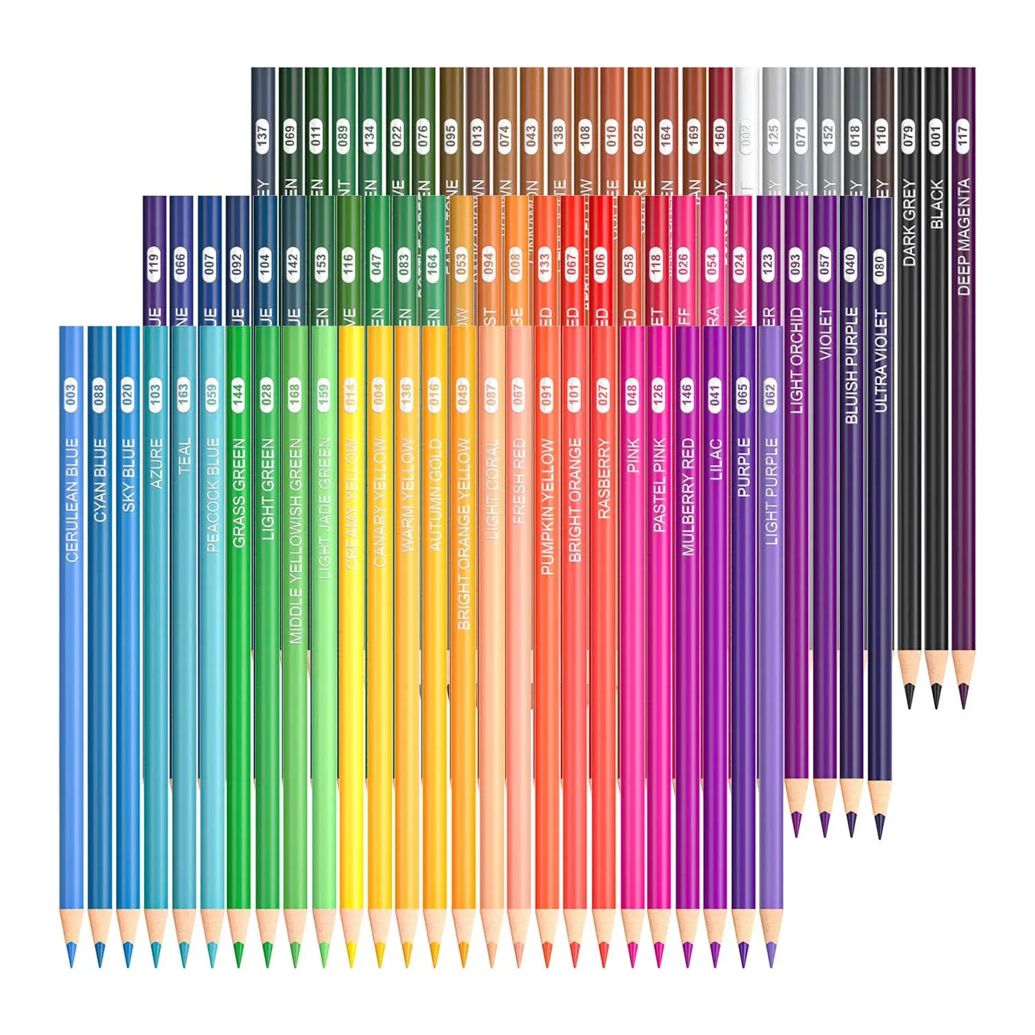 Shuttle Art 80 Regular Colored Pencils Colored Pencils for Adult Coloring