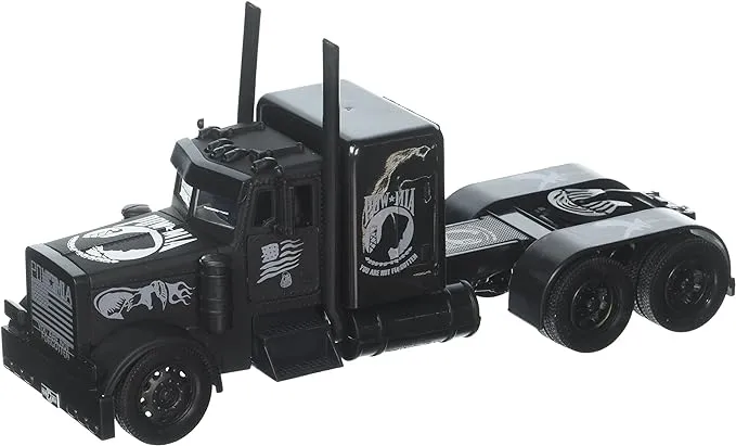 New Ray 132 Scale Peterbilt Black Out Truck