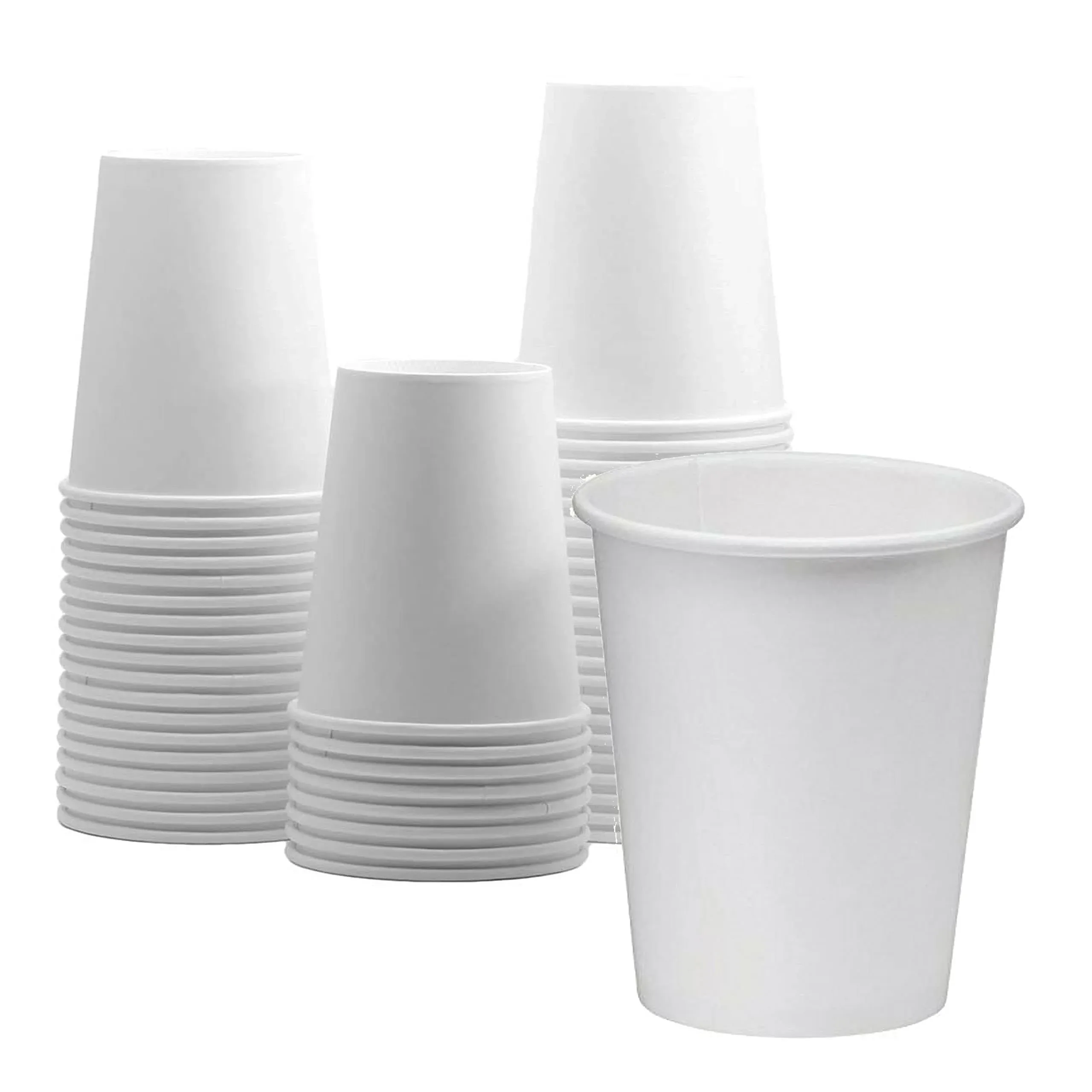 DHG PROFESSIONAL Basic White Paper Hot Cup, Case of 1000 Count (10oz)